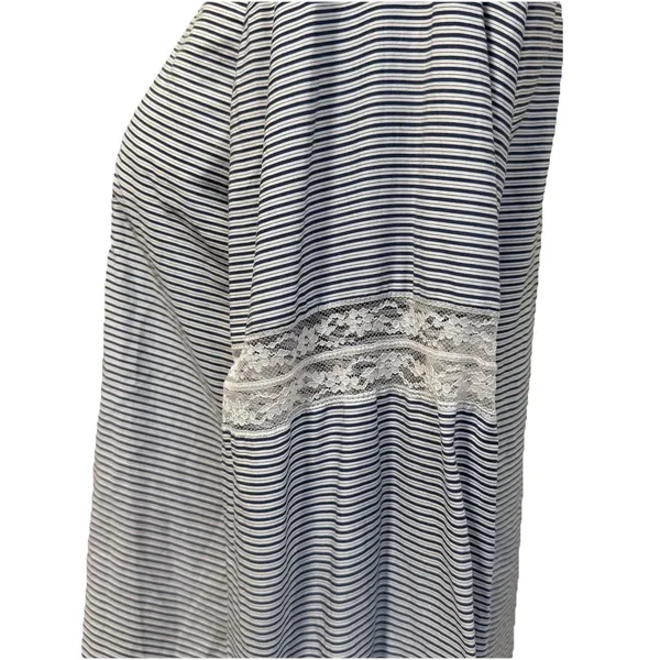 Ralph Lauren Womens Shirt Blouse Med Lace Trim Victorian Cottagecore Soft Girl - Image 6
