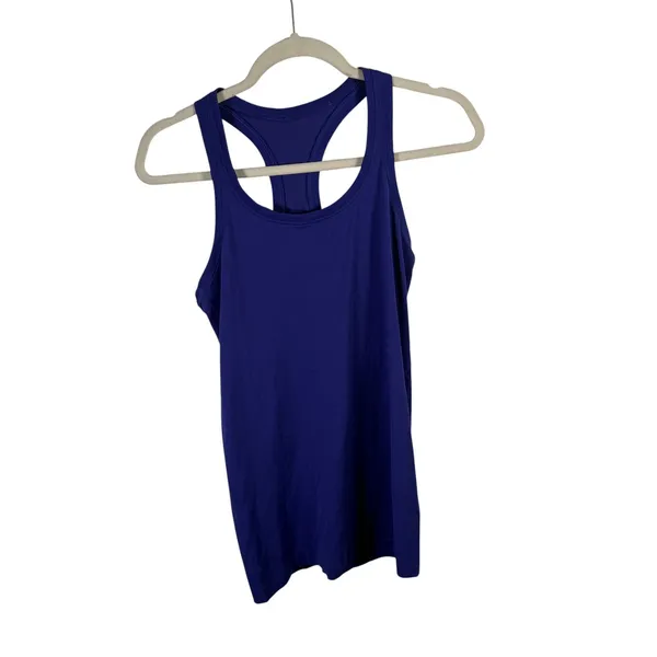Lululemon Swiftly Tech Racerback Tank Top Cobalt Blue Purple Activewear Womens 8 - Image 2