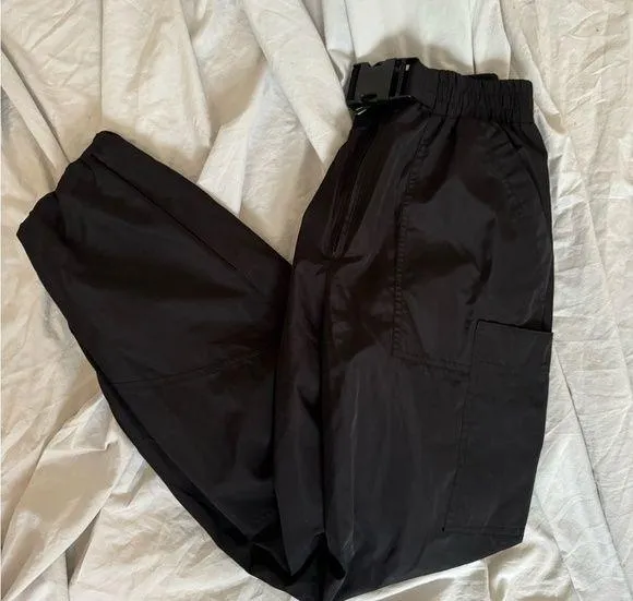 Black Cargo Pants - Image 2