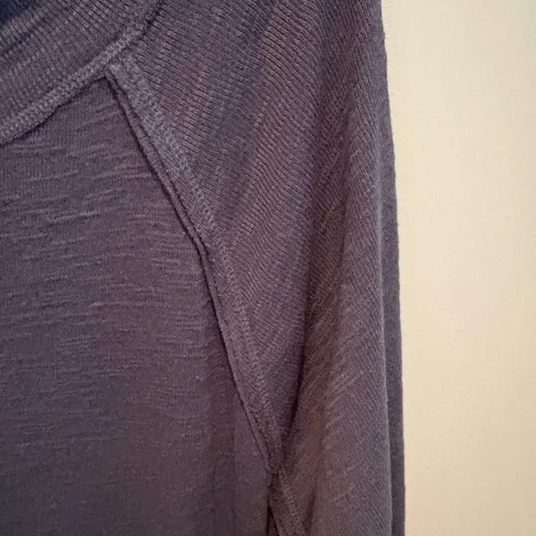 We The Free Blue OTS Top By Free People in Size M - Image 3