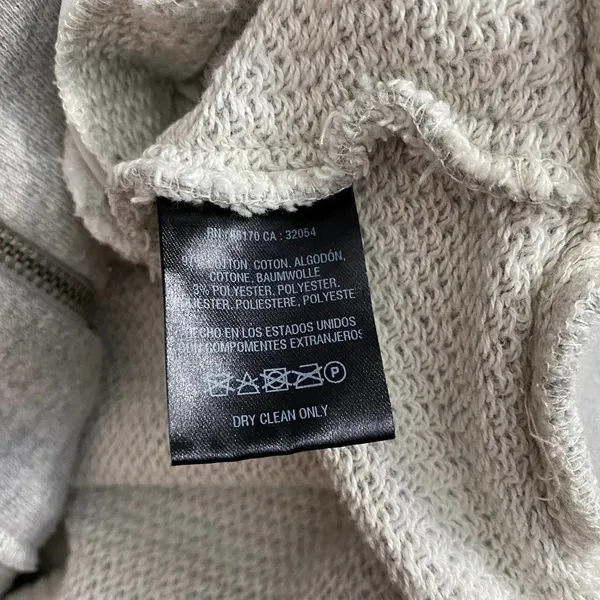 Anthropologie Pure + Good Zip Sweatshirt‎ Jacket Terry Cotton Gray Size Large - Image 8