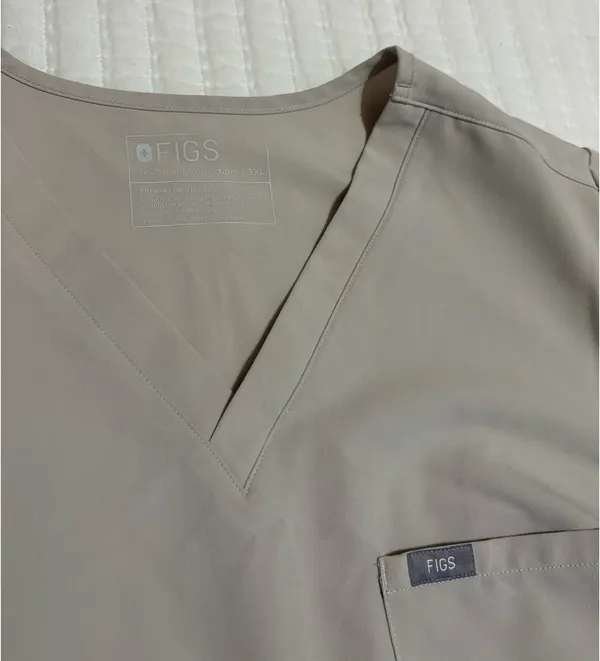 Beige Figs Scrub top - Image 2