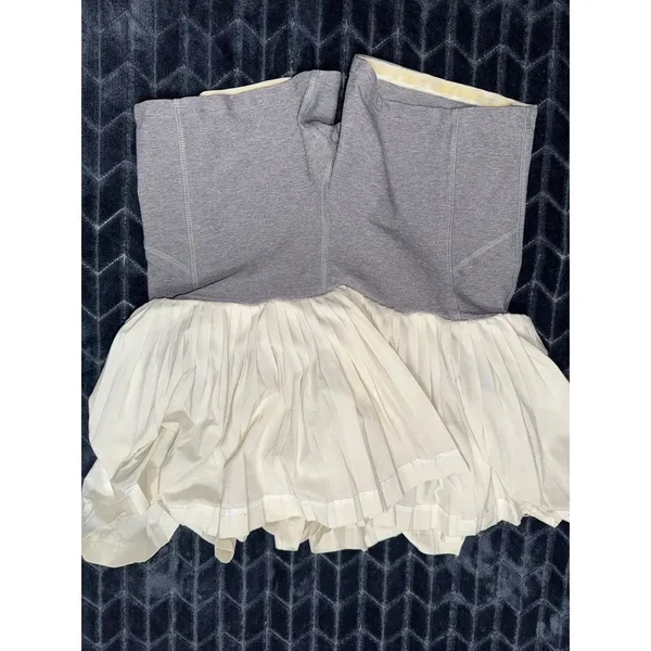 Lululemon Women's Pleat To Street Skirt White Heathered Size 4 - Image 4
