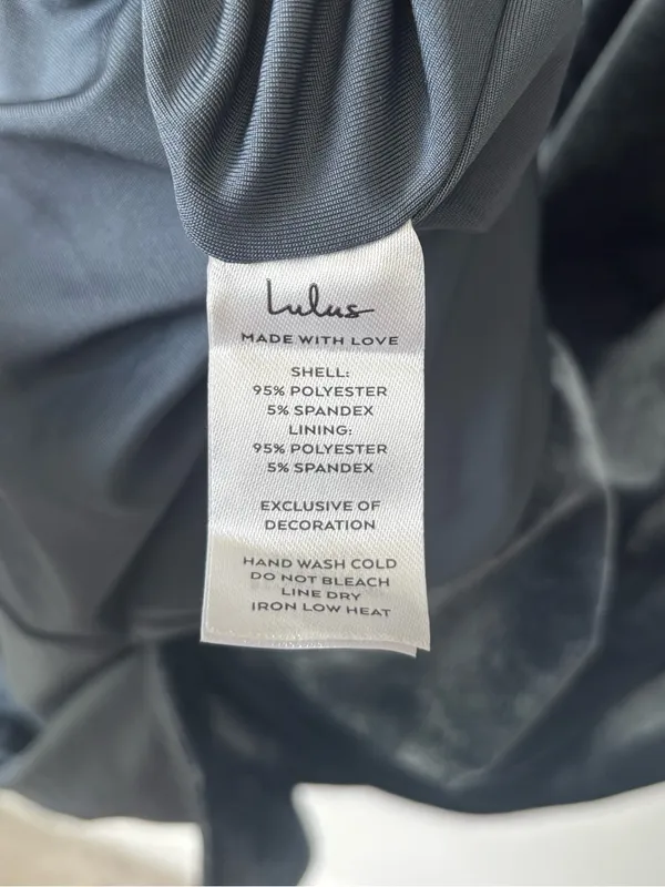 Lulus Plush Personality Slate Blue Velvet Ruched Bodycon Midi Dress Formal - Image 12
