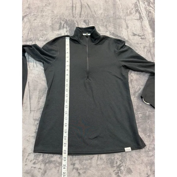 Patagonia Capilene 3 Midweight Base Layer Womens Black 1/4 Zip Top Small - Image 5