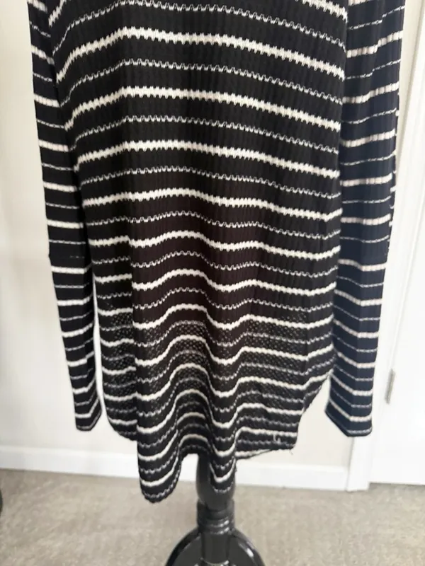 We the Free People Drippy Thermal Striped Turtleneck Size Small - Image 6