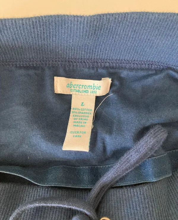 Abercrombie Vintage Blue Strapless Mini Dress - Image 3