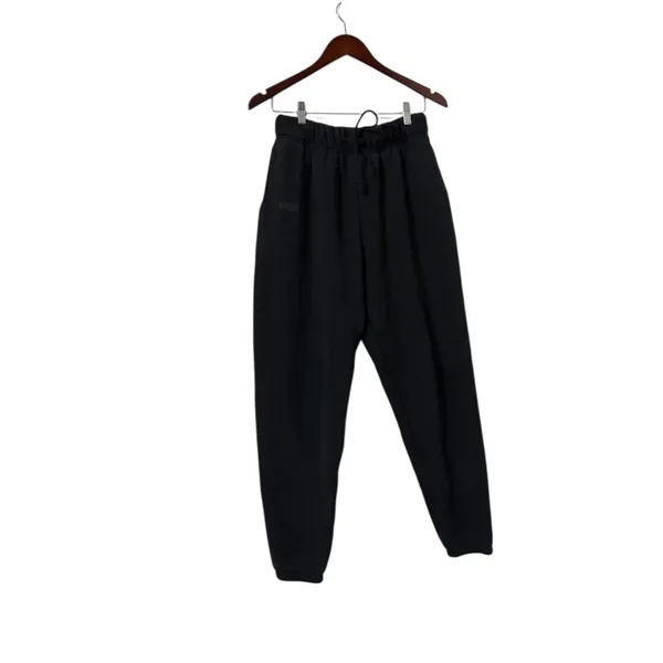SET ACTIVE Heavyweight Onyx Cotton Black Sweatpants Joggers - Image 7