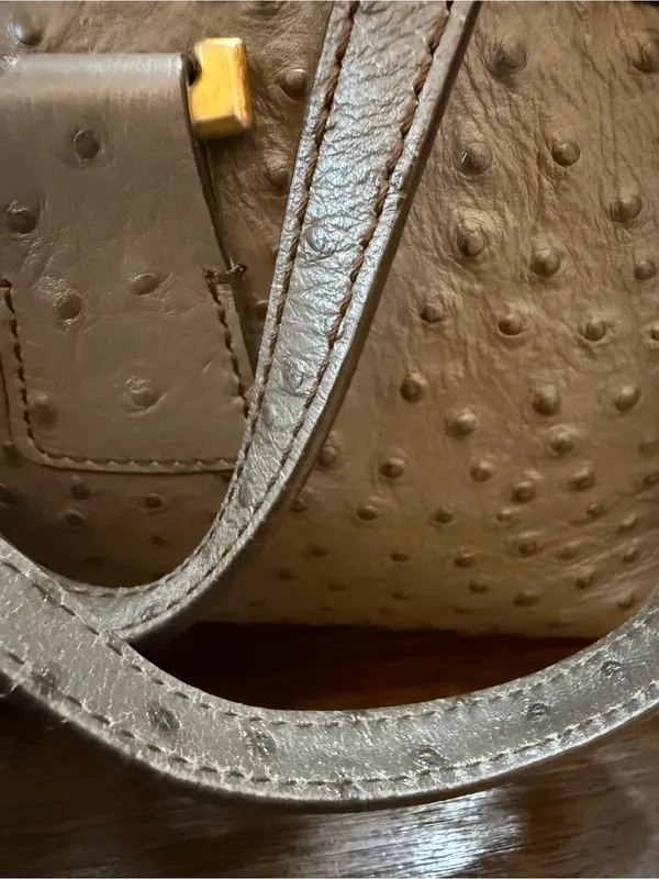 DOONEY & BOURKE | Ostrich Leather Small Shannon Tote - Image 9