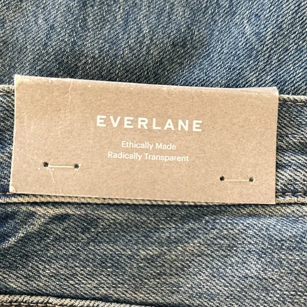 Everlane 90s Cheeky Jeans Size 24 High Rise Straight Leg NWT Blue - Image 7