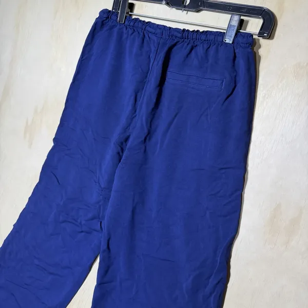 A New Day Womens S Navy Blue Side Stripe Pull On Pants Wide Leg Track Athleisure - Image 6