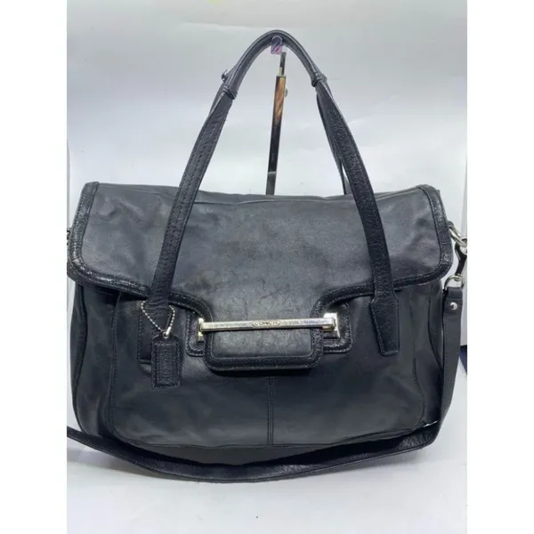 COACH Medium/ Large Leather Black Shoulder Bag - Image 2
