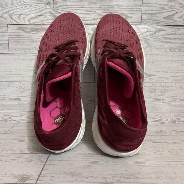 New Balance Beacon v2 Shoes Women Sz 10‎ Fresh Foam Burgundy Running Sneakers - Image 4