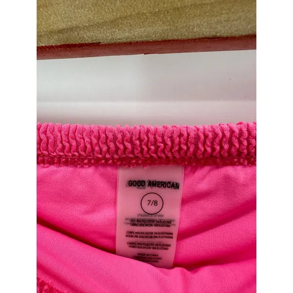 Good American Women Barbie Bright Pink Always Fits Mini Skirt Stretch Sz 7/8‎ M - Image 4