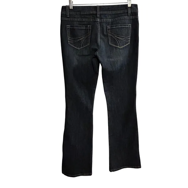 SO Jeans Women Dark‎ Wash Bootcut Stretch Denim Pants Size 11 - Image 6