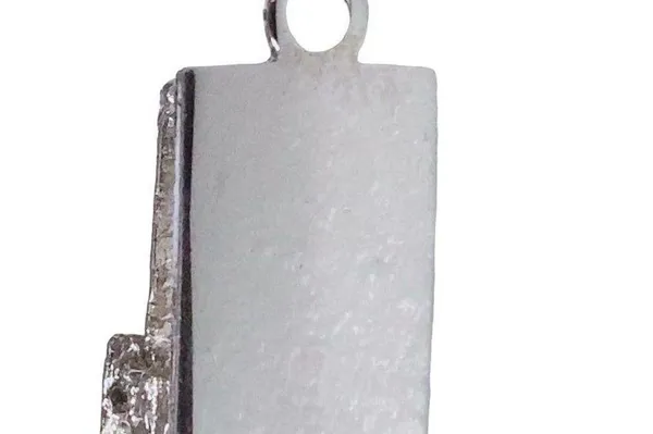 Vintage 3D Sterling Bracelet Charm Or Pendant Bungalow House State Find - Image 6