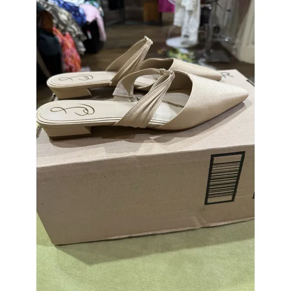 Sam Edelman JUDIE BIT MULE Size 8.5 Light Beige Slip On - Image 4