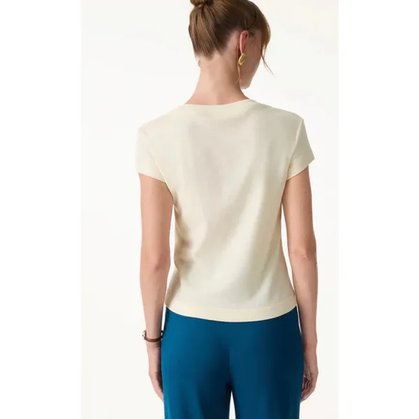 Brand New OGL Women's Size XS Short Sleeve T-Shirt Top Tan - Image 6