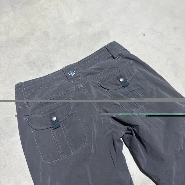 Kuhl Pants Women's 2 Regular Grey Splash Roll Up Pant Cargo Outdoor Patina Dye - Image 7