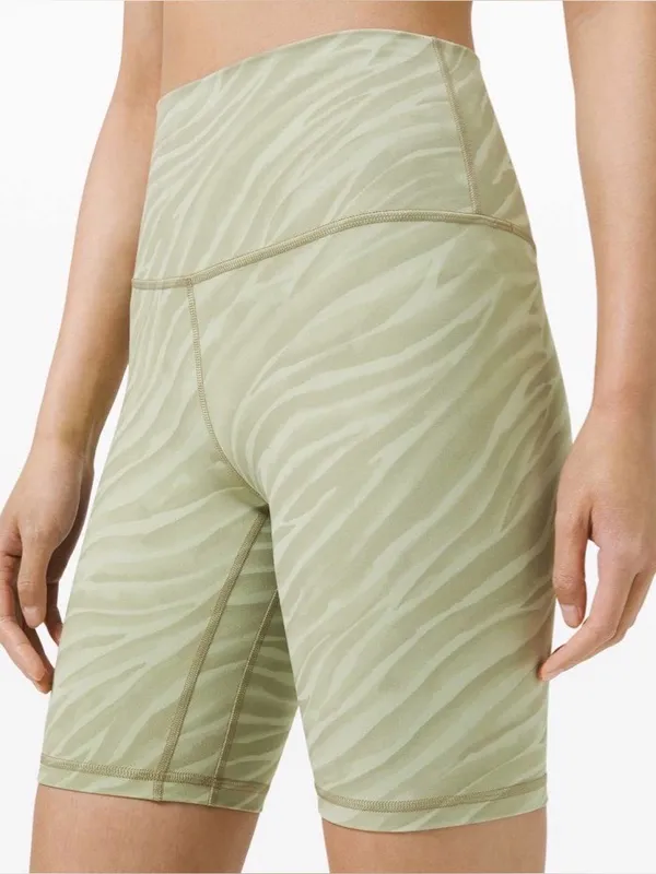 Lululemon Align Short 8" Le Tigre Camo Green Fern Multi - Image 7