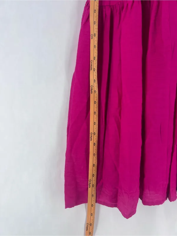 Simply Vera Vera Wang Semi Satin‎ Pink V-Neck Puff Sleeve Maxi Dress Size XS NWT - Image 12