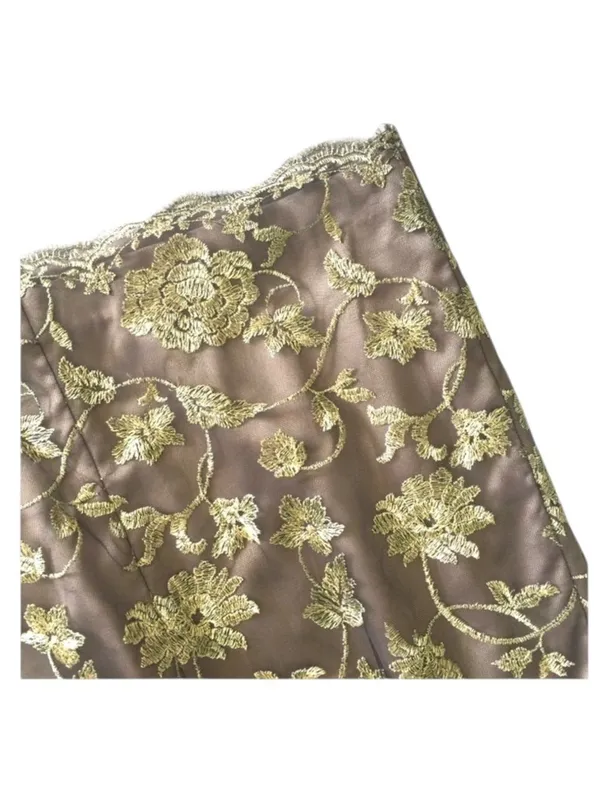 Adrianna Papell ✶ Strapless Lace Sheath Cocktail Dress ✶ Floral Embroidery ✶ 2 - Image 12
