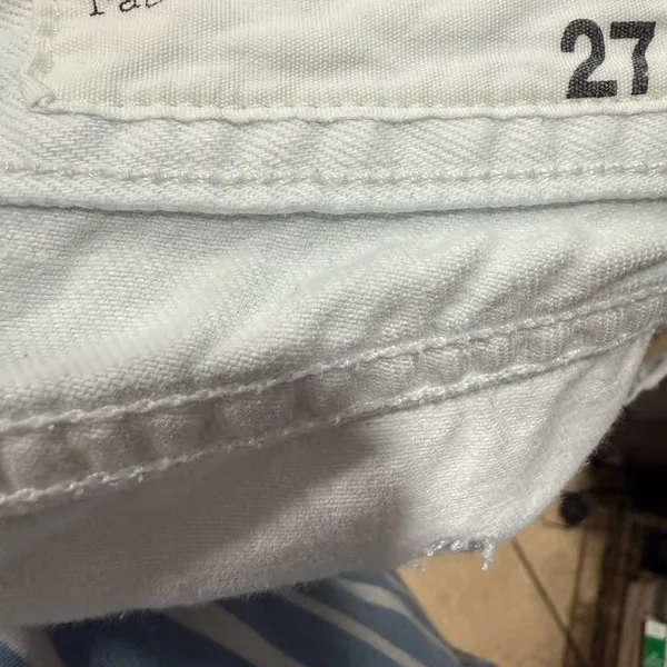 Rag & Bone Cut Off Short in White Freeport Size 27 - Image 9