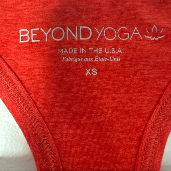 Beyond Yoga Step Up Racerback Tank Red Orange Size XS NWT - Image 5