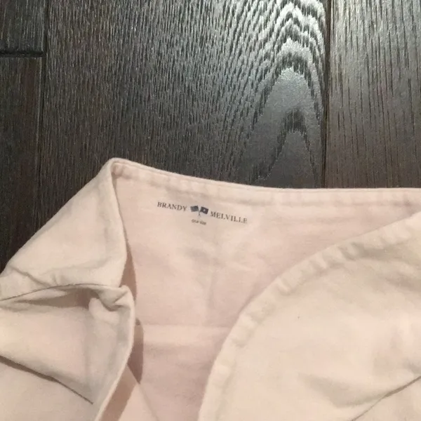 Brandy Melville Jenny bandeau tube top light pink - Image 4