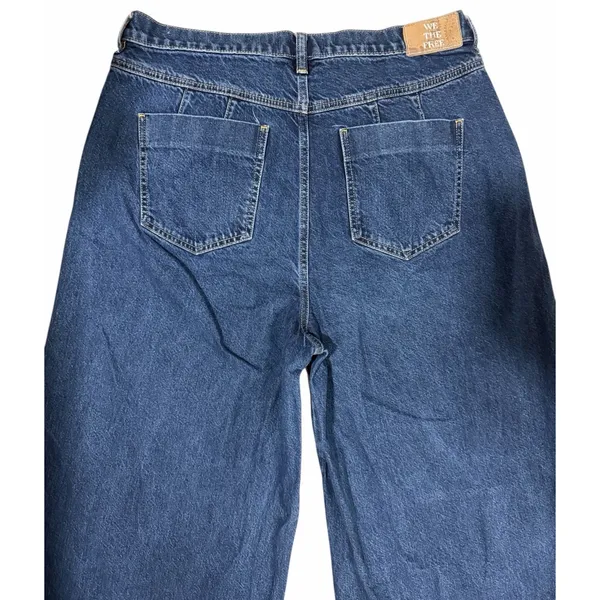 We The Free People CRVY Gia High Rise Wide-Leg Baggy‎ Jeans Women's Size 33 - Image 4