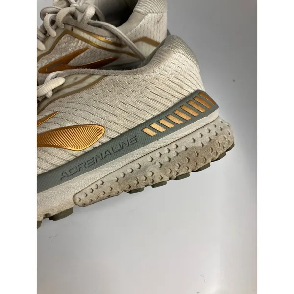 Brooks Adrenaline GTS 20 Women 7.5 Beige Gold Good Running Shoes 1202961B164 - Image 4