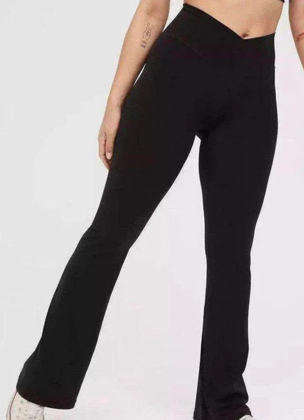 Aerie MEDIUM REGULAR New With Tags OFFLINE Crossover BUTTERSOFT FLARE LEGGINGS - Image 6