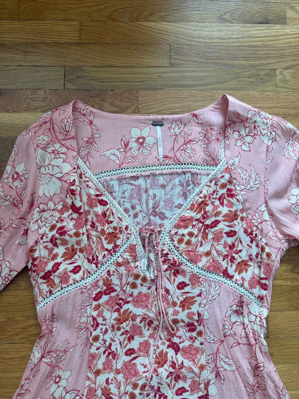 Free People Dress Floral Mini Women’s - Image 4