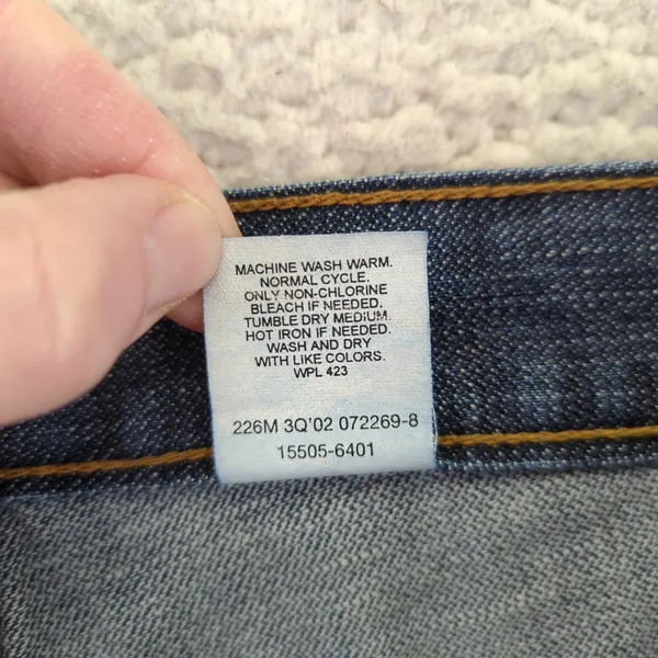 Levi's‎ 505 Women's Jeans 8 MIS L-M Lower Rise Straight Leg Medium Wash Denim - Image 8