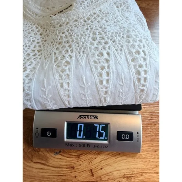 Ulla Johnson Viola White Cotton Lace Embroidered Crew Neck Mini Dress Size S 4 - Image 14