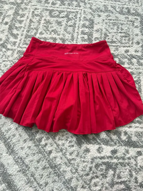 Gold Hinge Skirt Pleated - Image 2