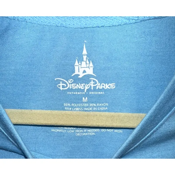 Mickey Mouse Rhinestone Size Medium Blue Birthday Tank for Women – DisneyLand - Image 3