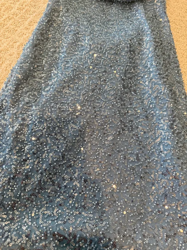 Blue Homecoming Dress Macy's Sparkly - Image 4