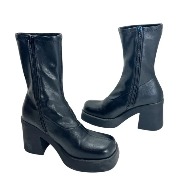 Steve Madden Klayton Black Platform Boots - Image 5