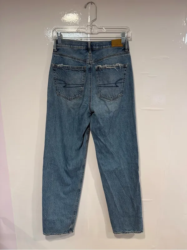 American Eagle Outfitters V-waist baggy jean - Light Blue - Image 5