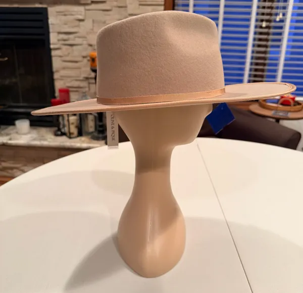 OLIVE & PIQUE | Billie Wool Felt Rancher Cowboy Hat - Image 3