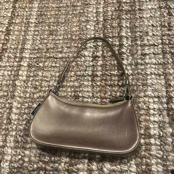 Coach Small Olive Green Nappa Leather Shoulder Bag🫒 - Image 6