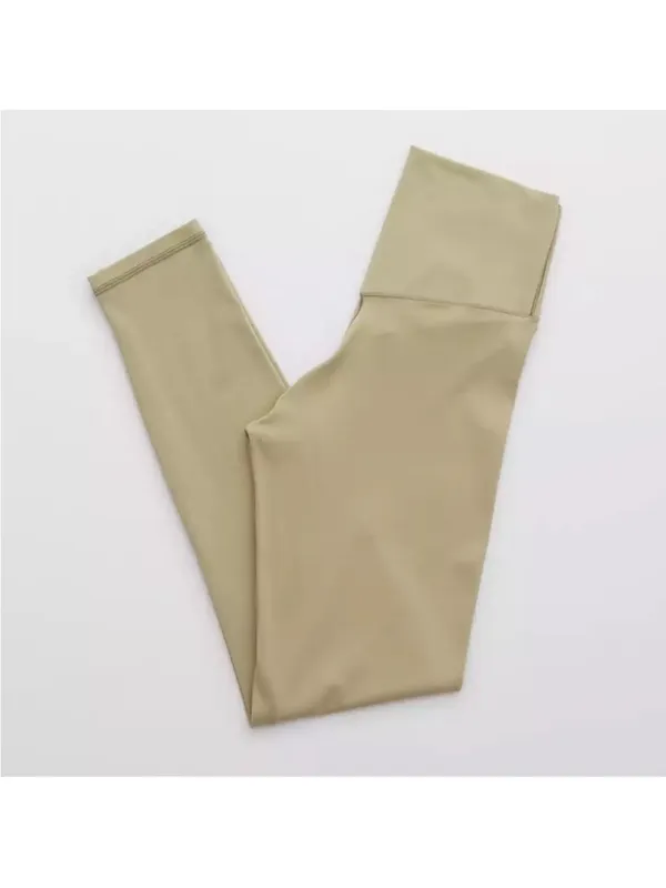 aerie Offline High Rise Real Me Crossover 7/8 Leggings in Beige - Small Short - Image 4