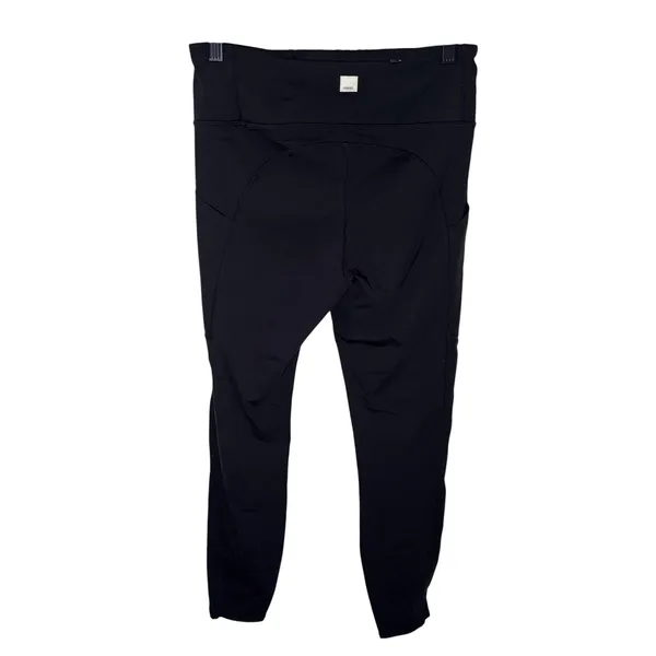 Vuori Stride Leggings Black High Rise Cropped Running Tight Pockets VW429 Size M - Image 4