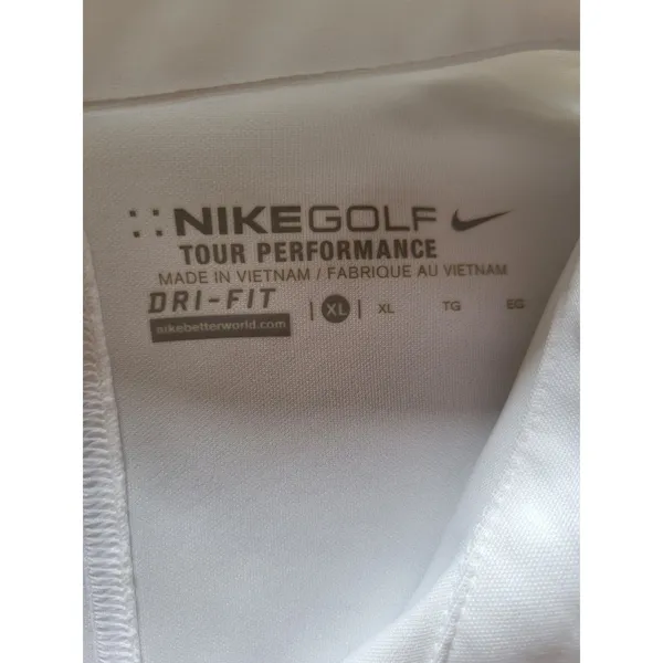 Womens Nike Golf Polo Shirt Size X Large Dri-Fit White New Not Tags - Image 7