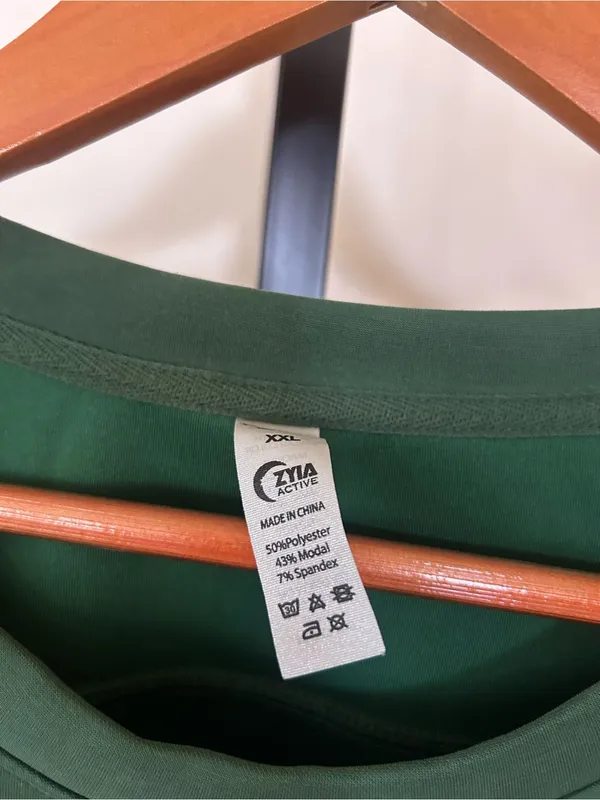Zyia Solstice Sweatshirt Green‎ Crewneck Pullover Lounge Size XXL - Image 2