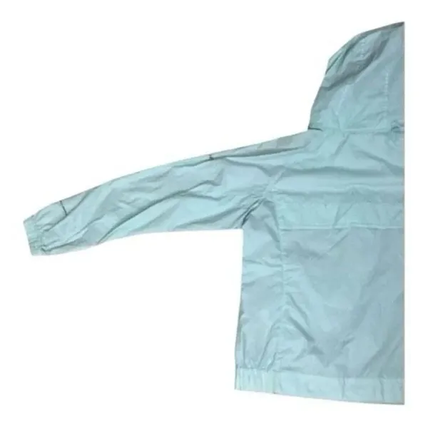 Columbia Women Hooded Rain Jacket Size M Light Blue Outdoor Jacket Zipper Front - Image 6