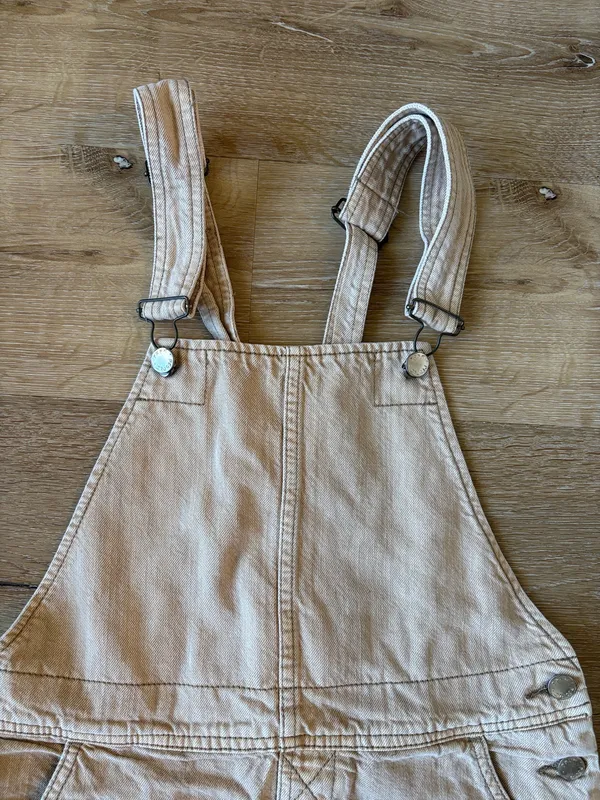 Free People Tan Overall Dress - Image 3