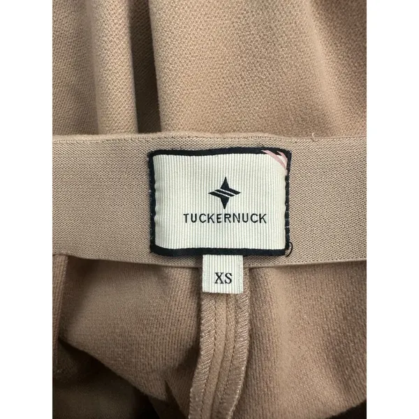 Tuckernuck Beige Pull On Zipper Ponte Pants Size XS - Image 4
