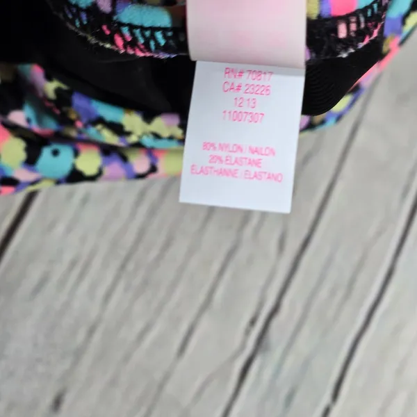 Victoria's Secret Pink Bikini Bottoms M Multicolor Abstract Print Low Rise‎ - Image 5
